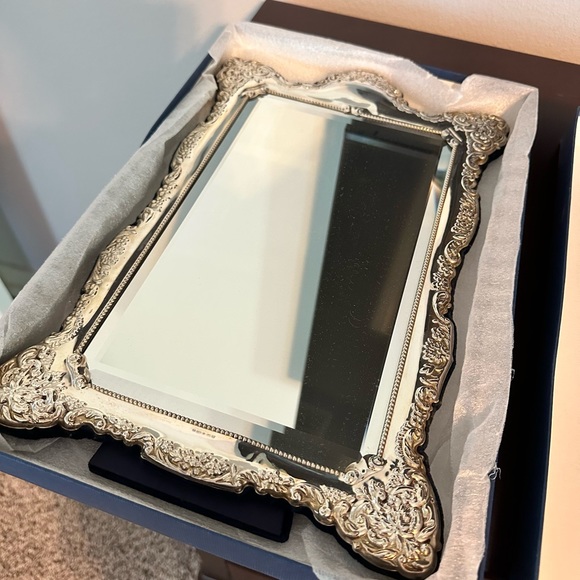 Carrs Sheffield Sterling Silver Mirror - Picture 2 of 6